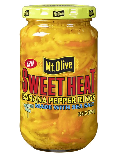 Sweet Heat Banana Peppers Mt Olive Pickles