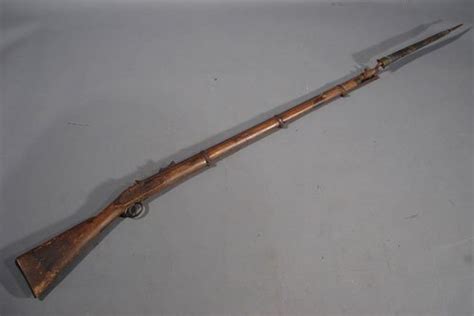 1113 Civil War Musket And Bayonet Marked Tower 1861 Oct 25 2007