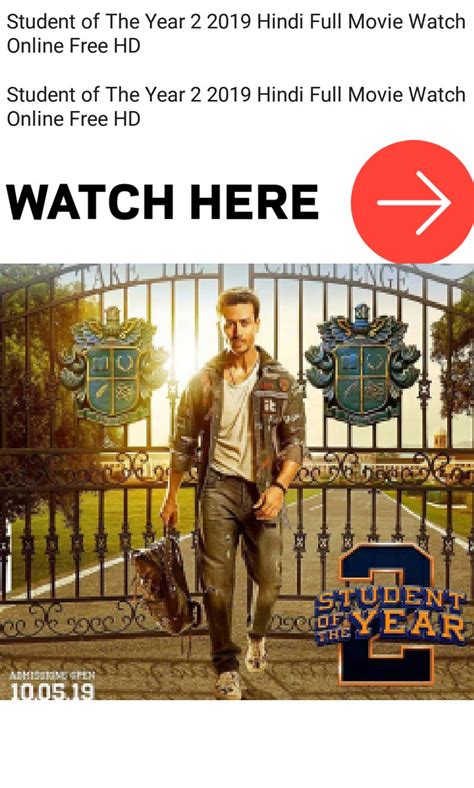 A young couple bound by a seemingly ideal love, begins to unravel as unexpected. student of the year 2 full movie download hd by Bollywood ...