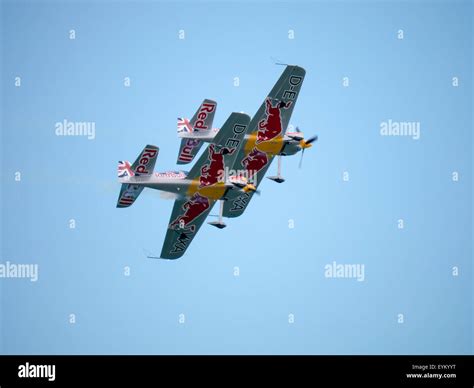 The Red Bull Matadors Aerobatic Display Team Stock Photo Alamy