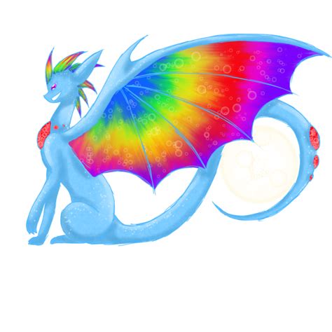 Speedpaint Rainbow Dragon Ibispaint
