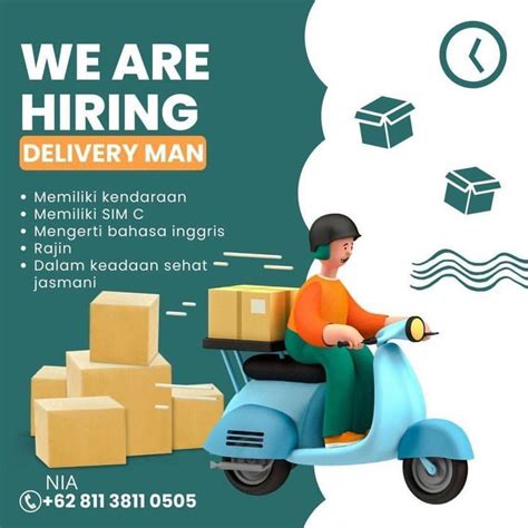 Lowongan Kerja Delivery Man Kurir Untuk Penempatan Di Kerobokan