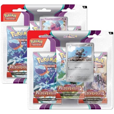 Pokemon Trading Card Game Scarlet And Violet Paldea Evolved Triple Pack