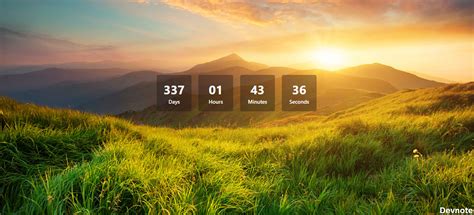 How To Create An Animated Countdown Timer Using Html Devnote