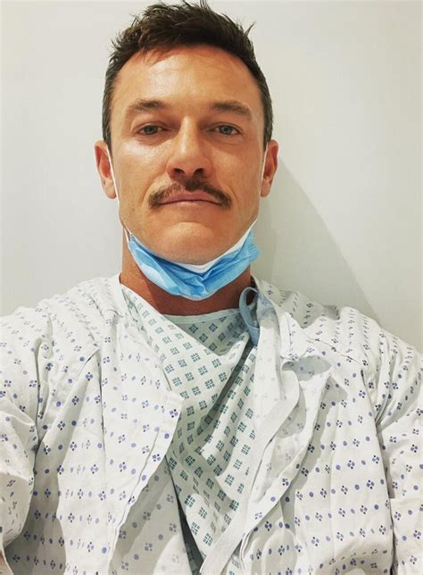 Luke Evans Visits Hospital For Nothing Serious Mainly Came For The Gowns