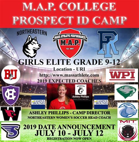 Map College Prospect Elite Id Camp Girls 2019 Girls Soccer Id