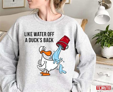 Water Off A Duck S Back Jinkx Monsoon Unisex Sweatshirt Teeruto