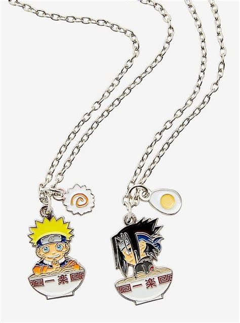 Naruto Shippuden Ramen Best Friend Necklace Set Friend Necklaces