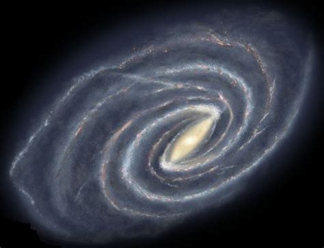 Earth In The Milky Way Galaxy Map