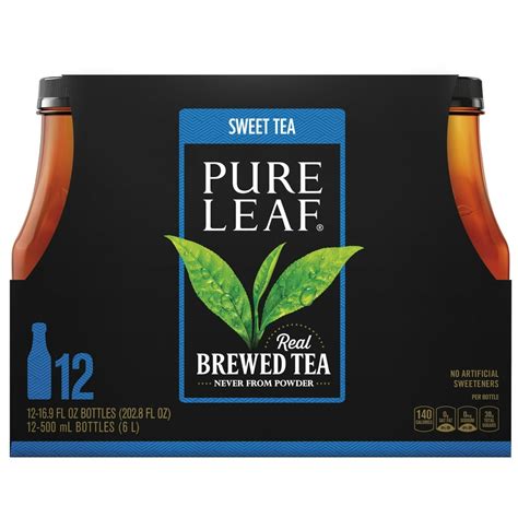 Pure Leaf Iced Tea Sweet Tea 169 Oz Bottles 12 Count