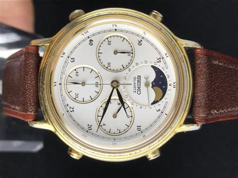 Seiko Moon Phase Chronograph 7a48 7020 From The 1980s Catawiki