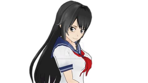 Yandere Simulator Ayano With Her Hair Down By Yandereotokonoko Yandere Simulator Yandere
