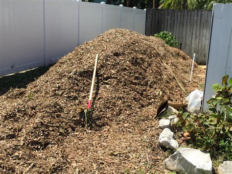 The compost location is open from 8 a.m. Just got a mountain load of free wood chips from a local ...