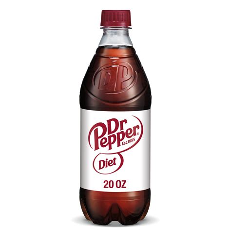 Dr Pepper Diet Soda Bottle 591ml Usa