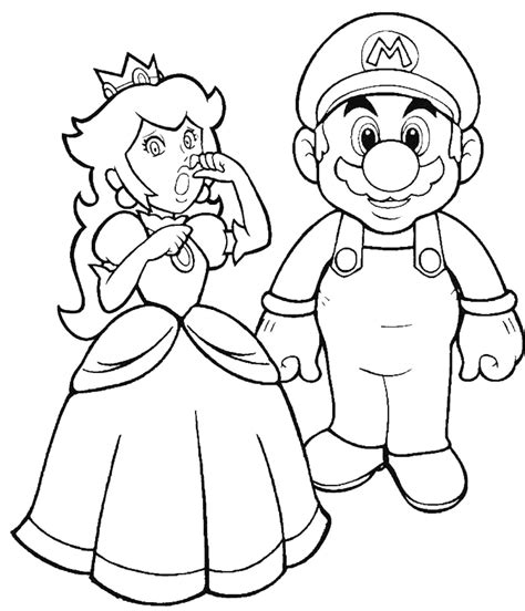 100 Desenhos De Super Mario Para Colorir Mario E Luigi