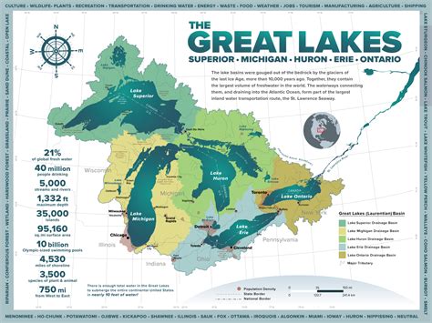 Us Map Of The Great Lakes United States Map