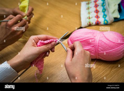 Knitting Hands Clothes Hi Res Stock Photography And Images Alamy