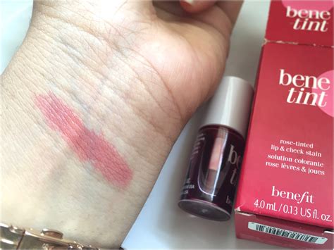Benefit Benetint Cheek And Lip Stain Review Swatches