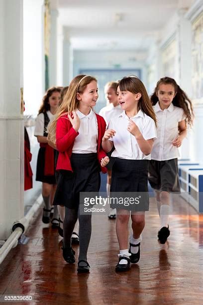 Schoolgirls In Uniform Stock Fotos Und Bilder Getty Images