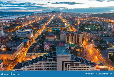 Center Of Krasnoyarsk Stock Image Image Of View Russia 46919951