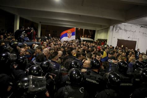 Serbia Public Tv Building Stormed By Anti Government Protesters Ifj