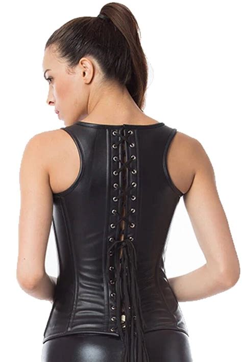 women leather corset steampunk style body shaper genuine cow etsy