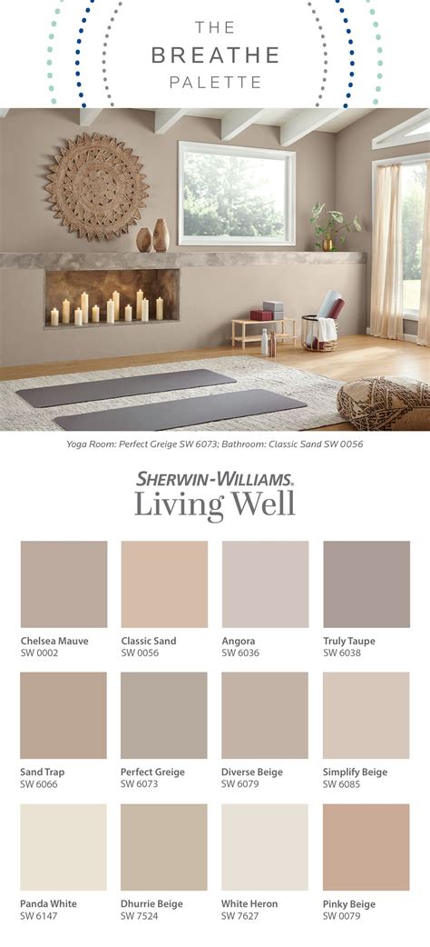 The Living Well™ Collection Breathe Palette Paint Colors For Living