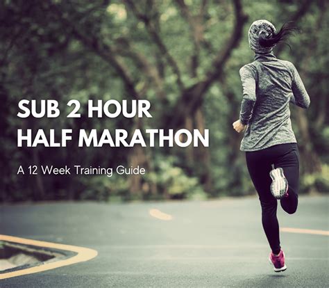 How To Run A Sub 2 Hour Half Marathon 12 Week Training Plan