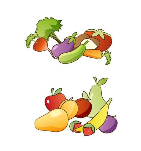 Clipart Fruits And Vegetables Tiny Mushroom