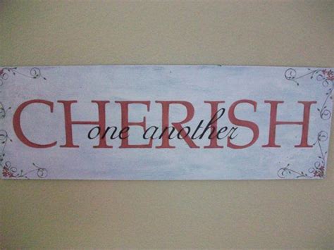 Rustic Sign Cherish One Another Rustic Signs Rustic Diy Etsy