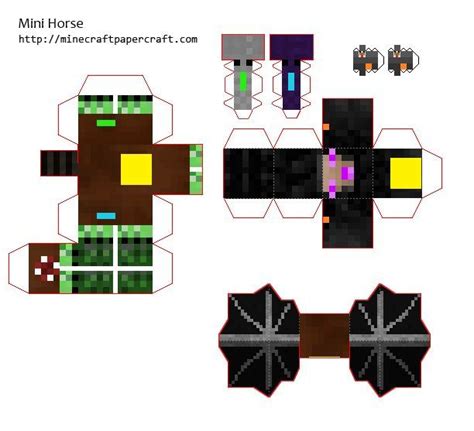 Papercraft Ender Dragon De Minecraft Para Armar