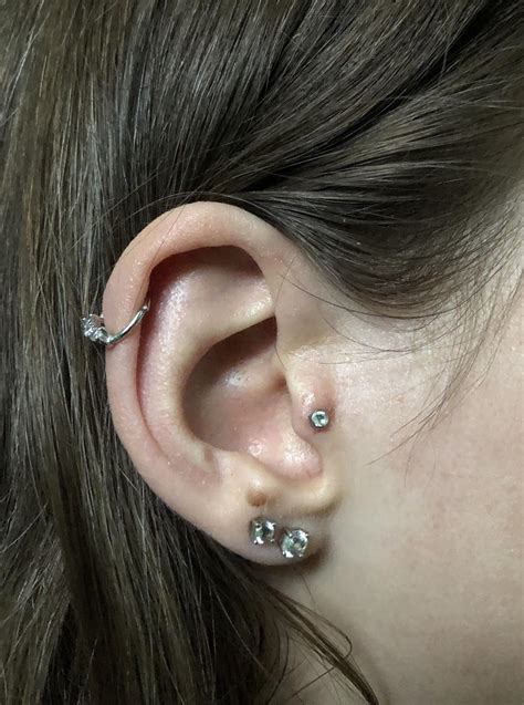 Got My Tragus Re Pierced Today And I Couldnt Be Happier ️ What Other