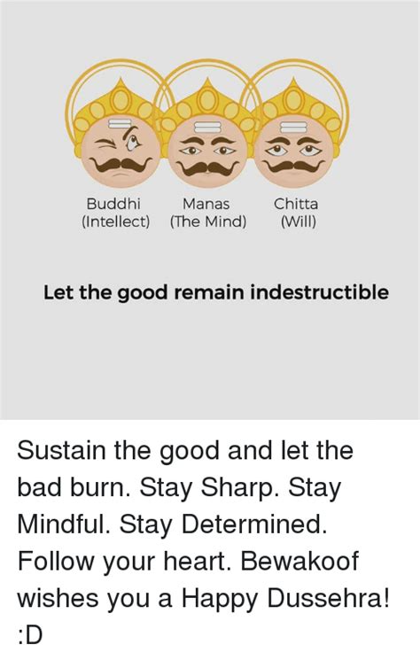 Buddhi Chitta Manas Intellect The Mind Will Let The Good Remain