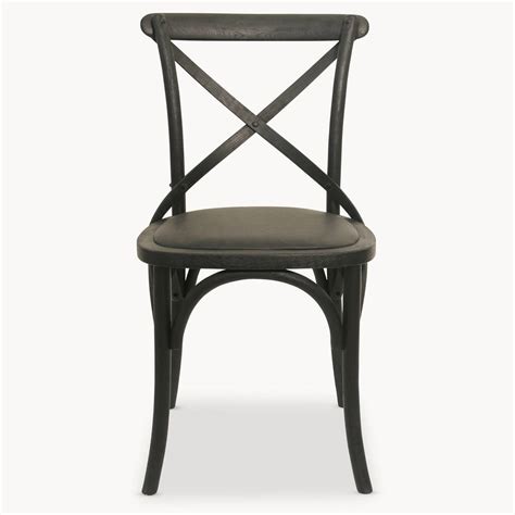 Sandhurst Black Oak Dining Chair By Oneworld