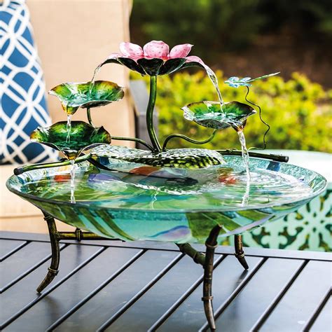 All of these diy baths contain a fountain, and the reason is hummingbirds prefer moving water. Help me find just the right garden fountains - Trees ...