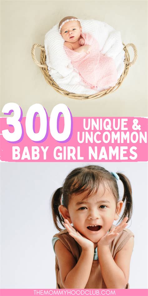 300 Cute And Uncommon Baby Girl Names The Most Unique Girl Names For