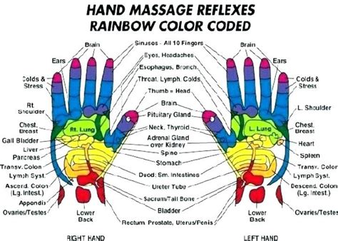 Hand Reflexology Chart Printable Customize And Print