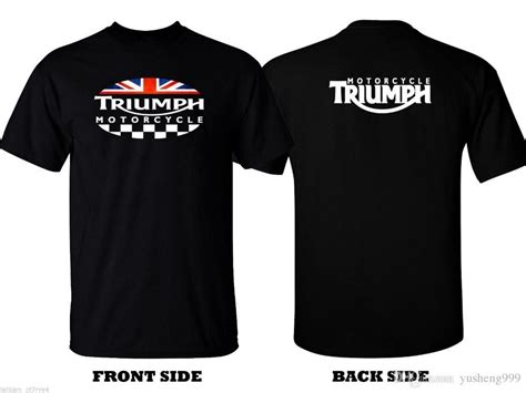 Triumph Motorcycle Classic Logo T Shirt Men Tee Euro From Yusheng999 1370 Dhgatecom Mens