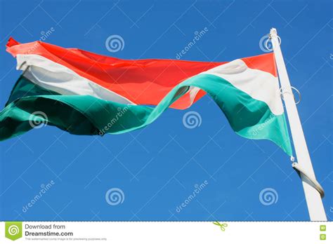 Hier können sie ungarische fahnen günstig online kaufen. Flagge Von Ungarn Auf Schnellem Wind Stockfoto - Bild von ...