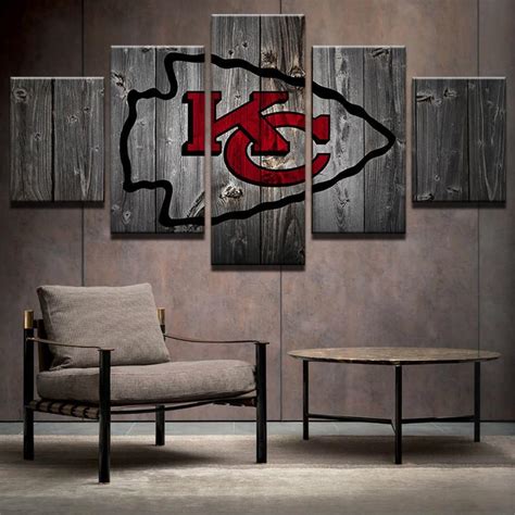 You are at:home»kids rooms»33 cool teenage boy room decor ideas. Kansas City Chiefs Football 1 - Sport 5 Panel Canvas Art ...
