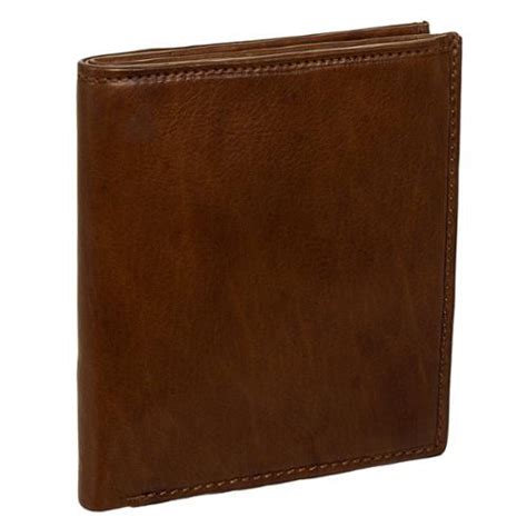 Paul And Taylor Mens Leather Big Hipster Bifold Wallet British Brown