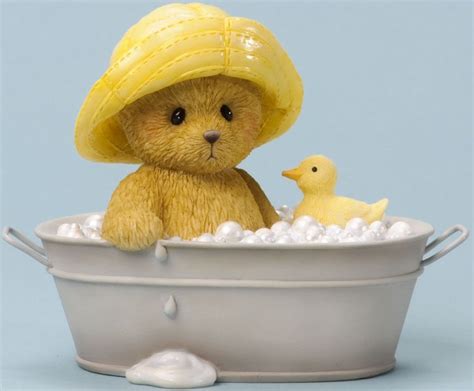 Cherished Teddies 4036073 Rub A Dub Having Fun In The Tub