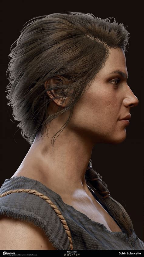 Artstation Kassandra Deimos Head And Hair Sabin Lalancette