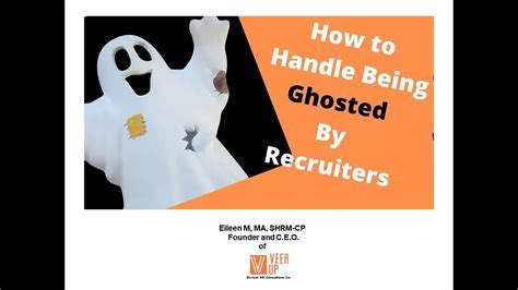 How To Handle Being Ghosted By Recruiters 2020 Youtube