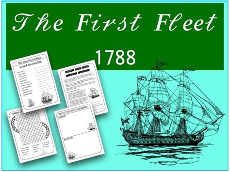 The First Fleet 1788 Teaching Resources