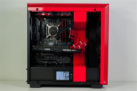 Valkyrie Gaming Pc In Nzxt H700 Black And Red Evatech News