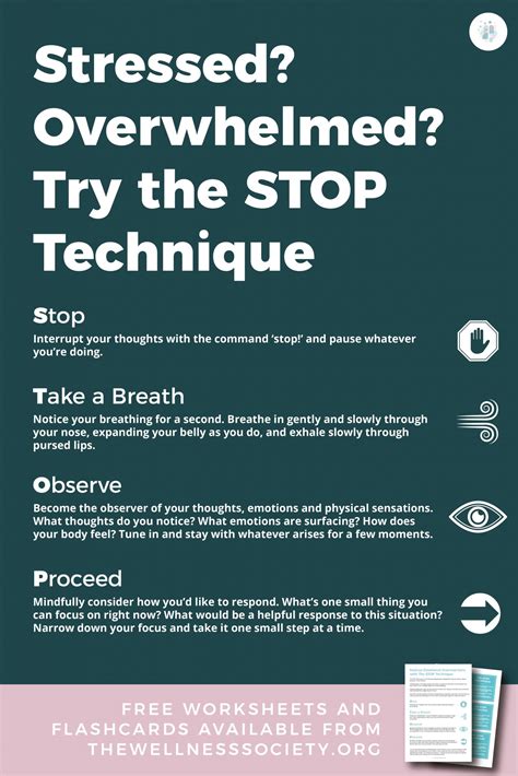 How To Stop Overreacting To The Small Stuff With The STOP Technique The Wellness Society