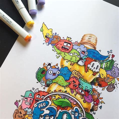 Doodle Art Seni Doodle Buku Anak