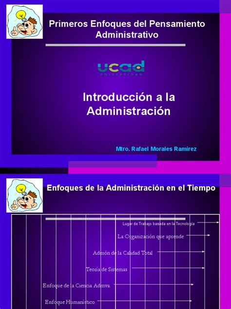 Primeros Enfoques Del Pensamiento Administrativo Pdf Science