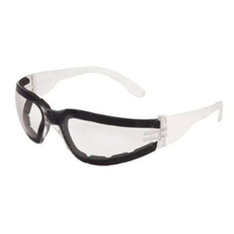 crossfire shield foam lined safety glasses anti fog clear lens ebay